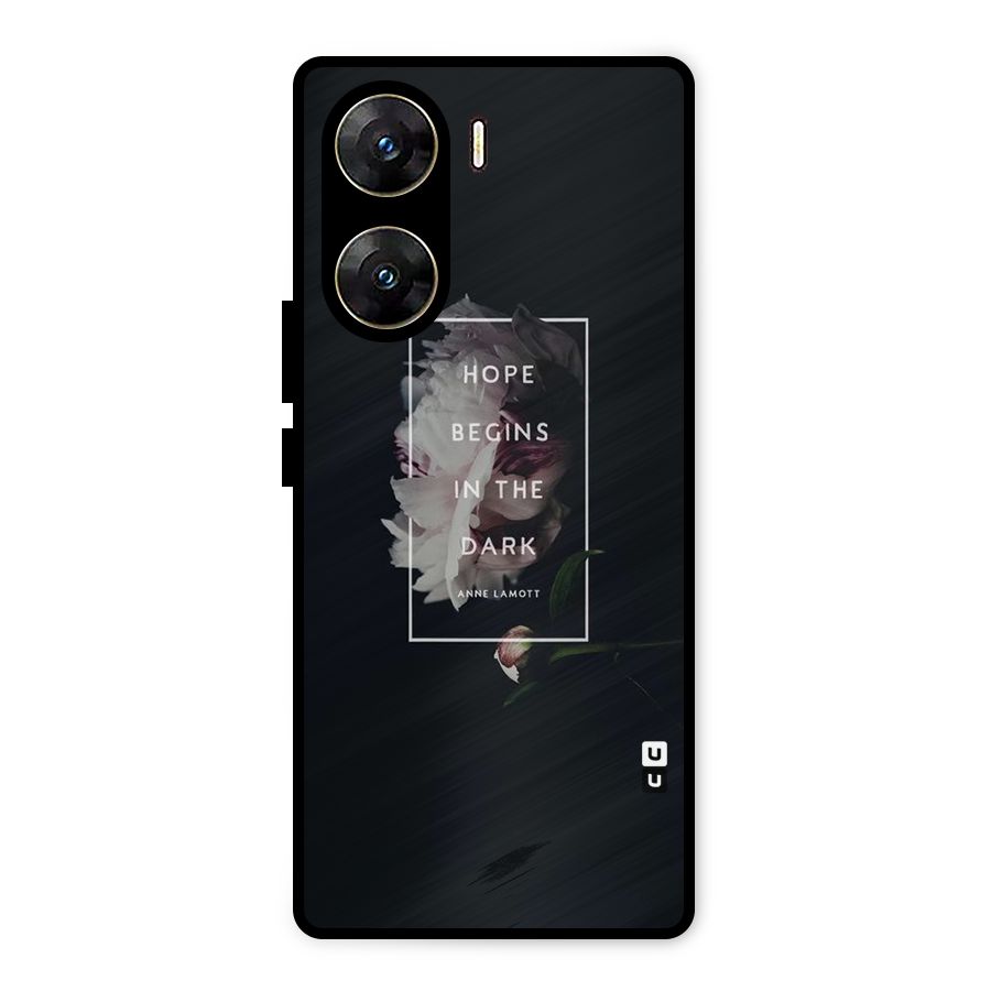 Dark Hope Metal Back Case for Vivo V29e