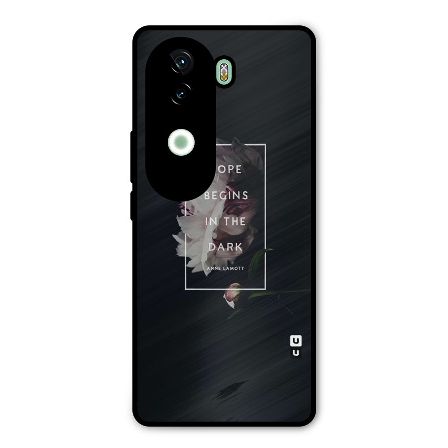 Dark Hope Metal Back Case for Vivo V40e