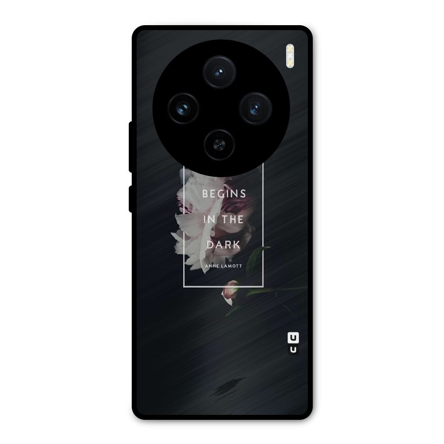 Dark Hope Metal Back Case for Vivo X100