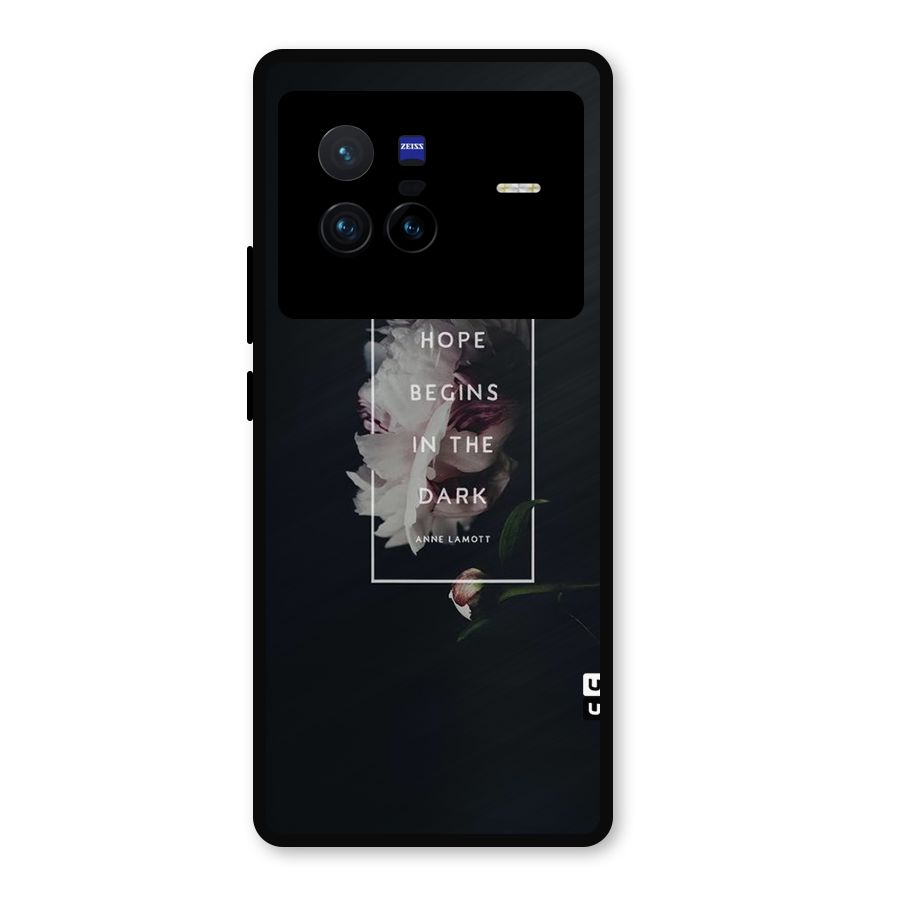 Dark Hope Metal Back Case for Vivo X80