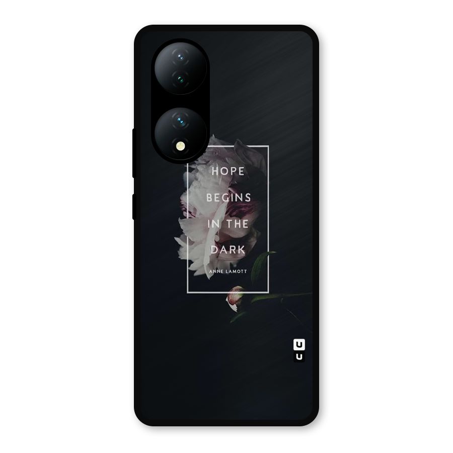 Dark Hope Metal Back Case for Vivo Y100a