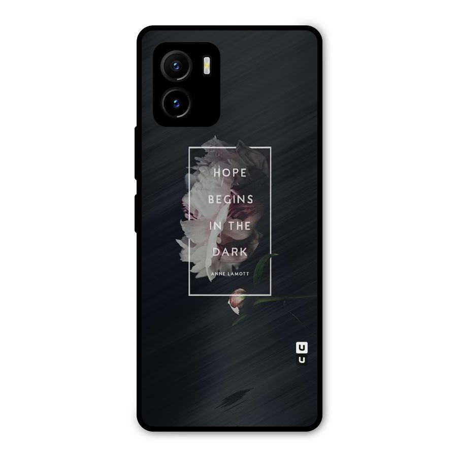 Dark Hope Metal Back Case for Vivo Y15s