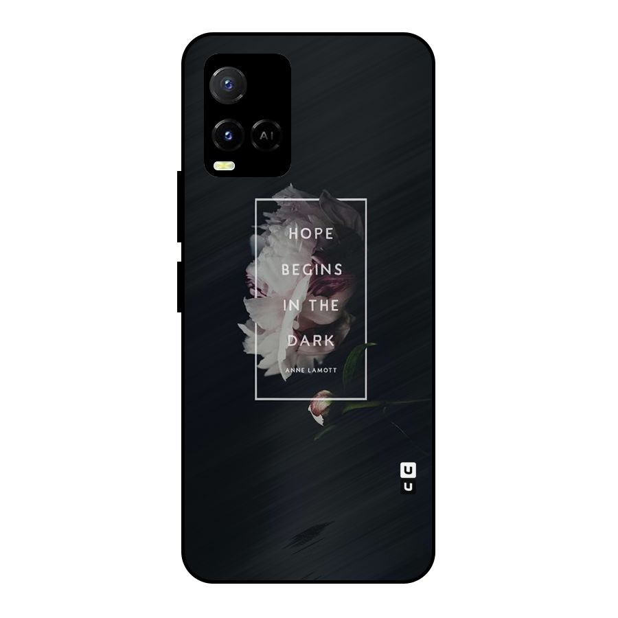 Dark Hope Metal Back Case for Vivo Y21T