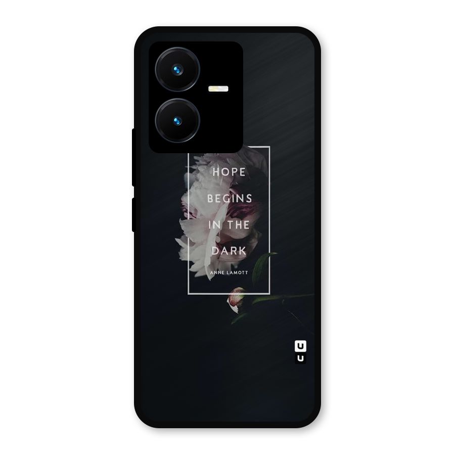 Dark Hope Metal Back Case for Vivo Y22