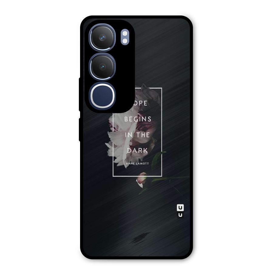 Dark Hope Metal Back Case for Vivo Y29