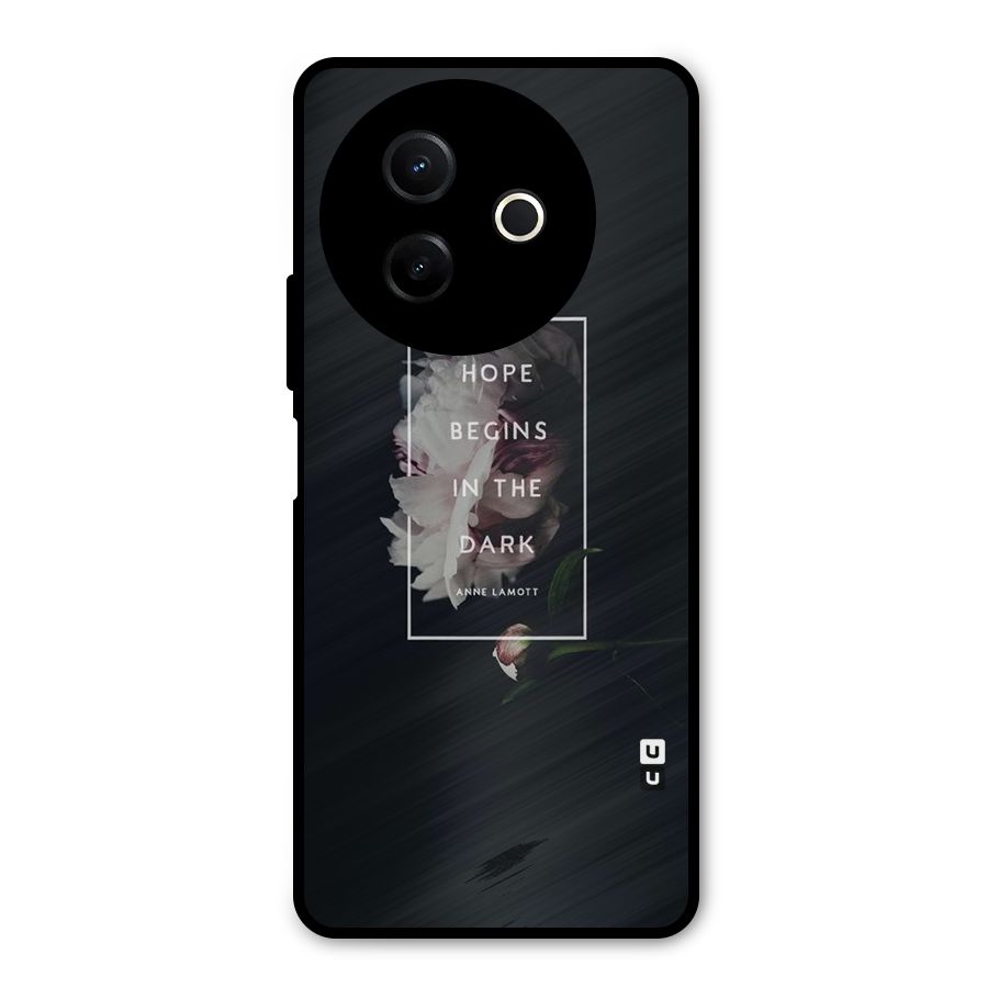 Dark Hope Metal Back Case for Vivo Y39
