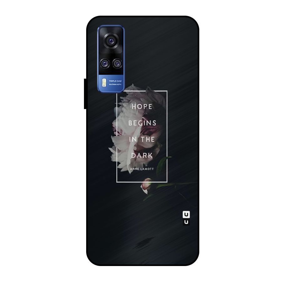 Dark Hope Metal Back Case for Vivo Y51