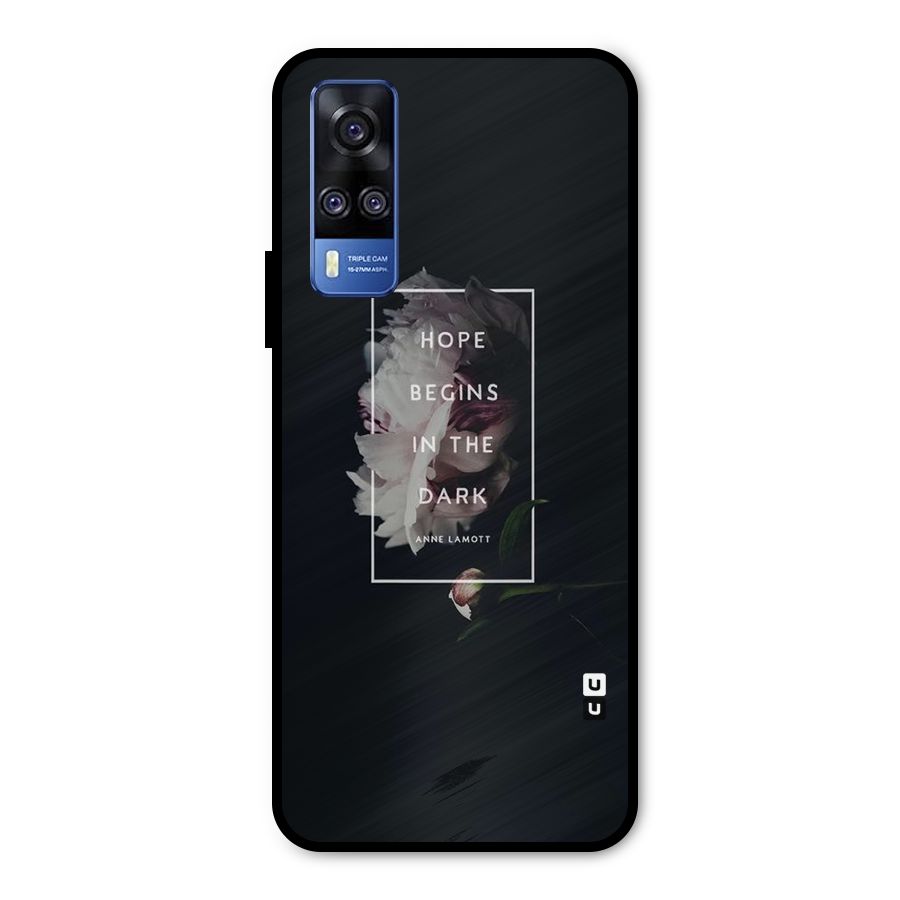 Dark Hope Metal Back Case for Vivo Y51A