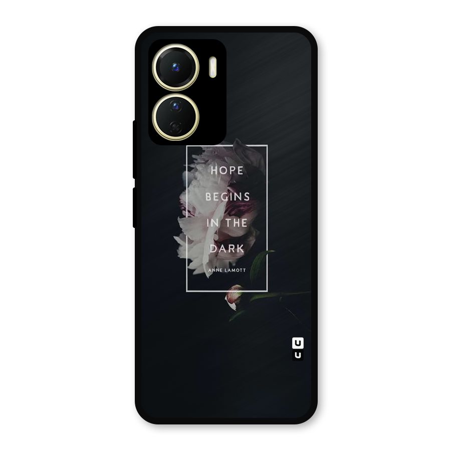 Dark Hope Metal Back Case for Vivo Y56