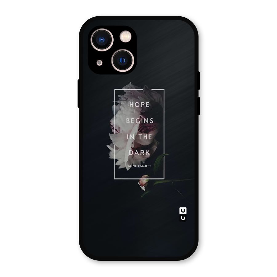 Dark Hope Metal Back Case for iPhone 13