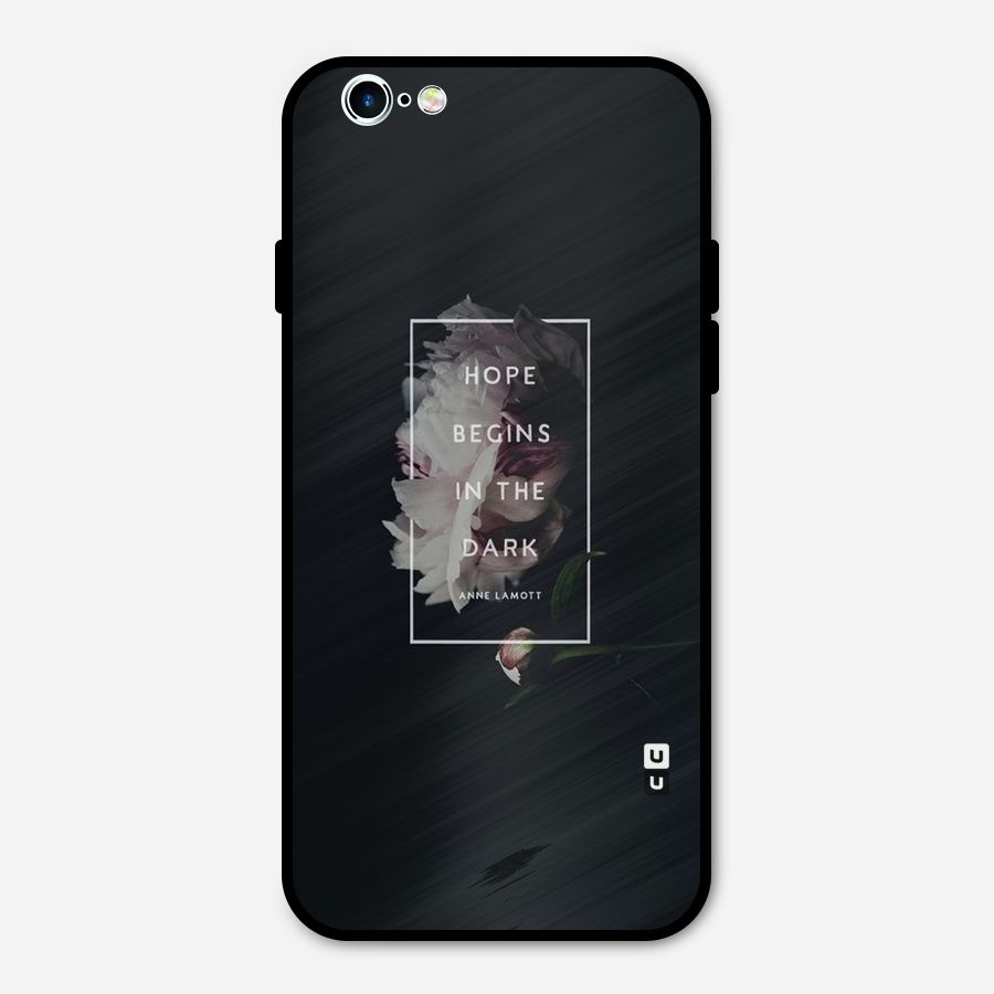 Dark Hope Metal Back Case for iPhone 6 6s
