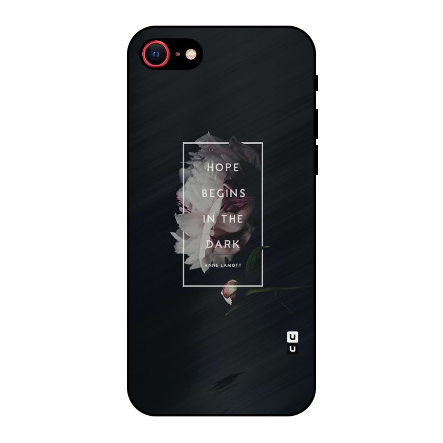 Dark Hope Metal Back Case for iPhone SE 2020
