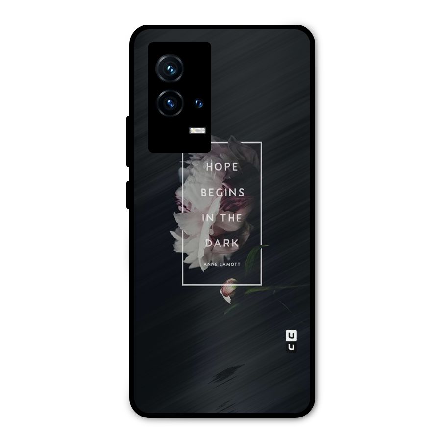 Dark Hope Metal Back Case for iQOO 9 5G
