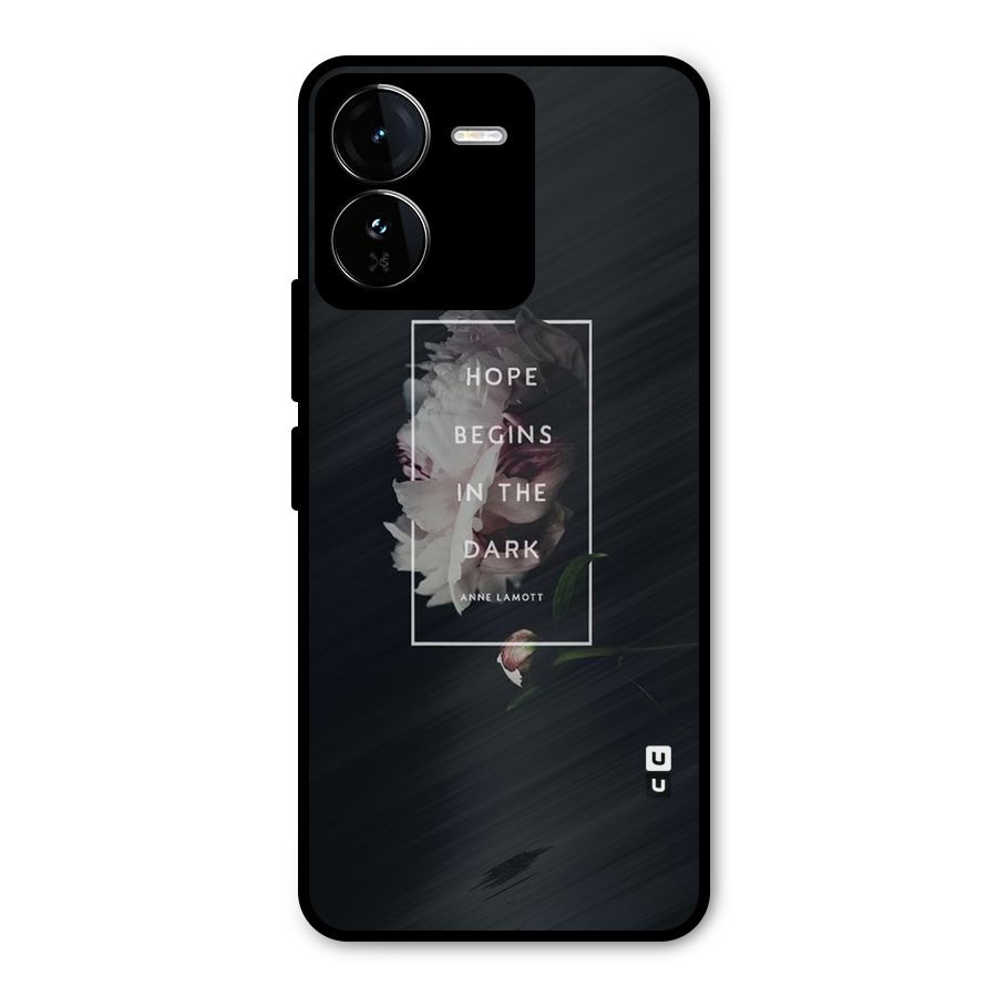 Dark Hope Metal Back Case for iQOO Z9