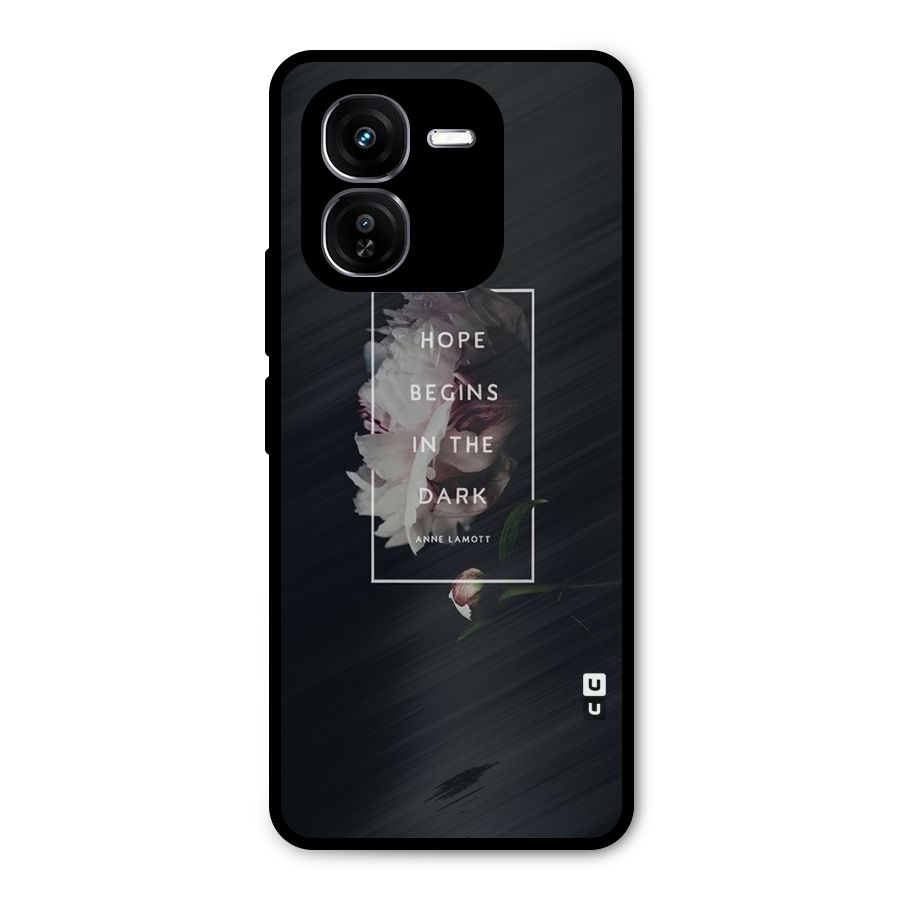 Dark Hope Metal Back Case for iQOO Z9x