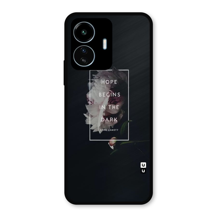 Dark Hope Metal Back Case for vivo iQOO Z6 Lite 5G