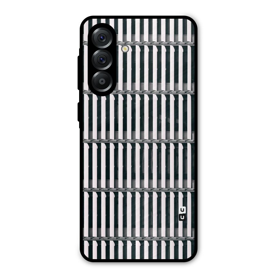 Dark Lines Pattern Metal Back Case for Galaxy A36