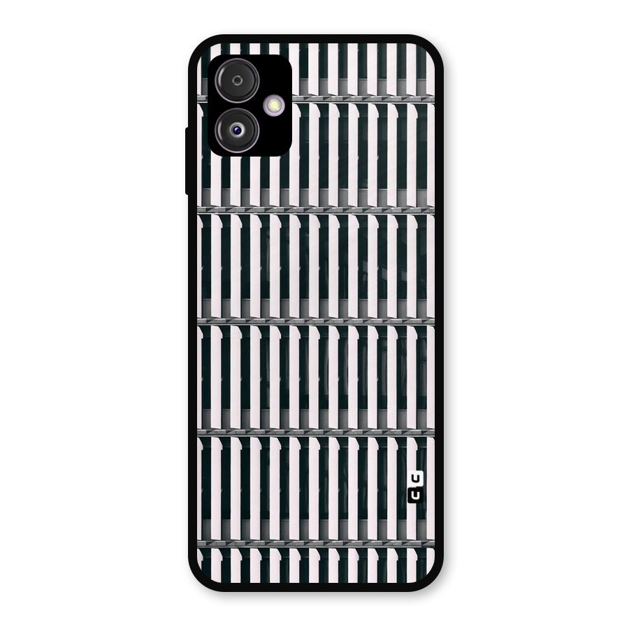 Dark Lines Pattern Metal Back Case for Galaxy F14