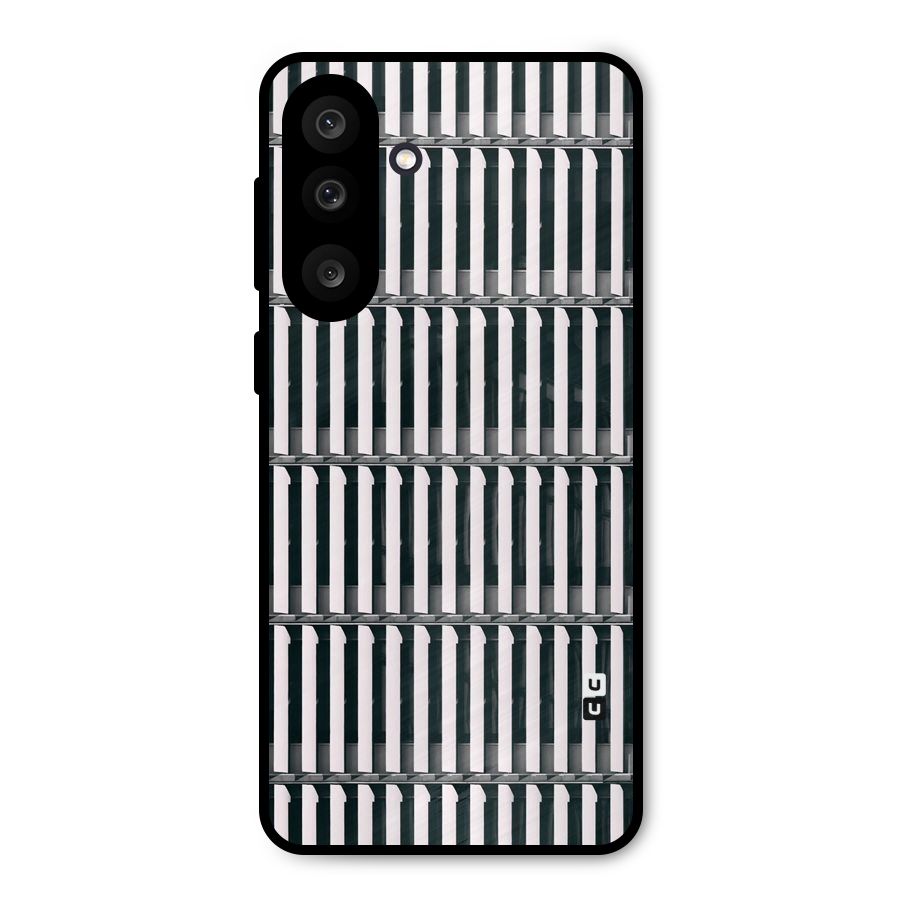 Dark Lines Pattern Metal Back Case for Galaxy M56