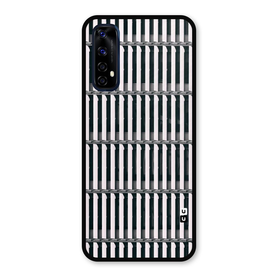 Dark Lines Pattern Metal Back Case for Realme Narzo 20 Pro