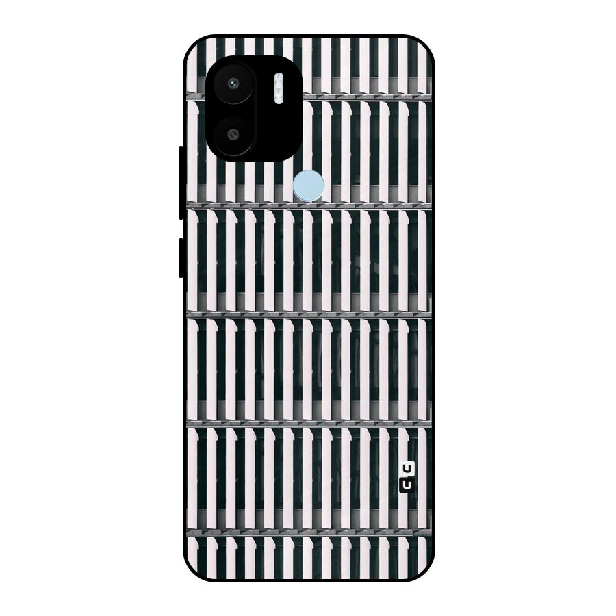 Dark Lines Pattern Metal Back Case for Redmi A2+