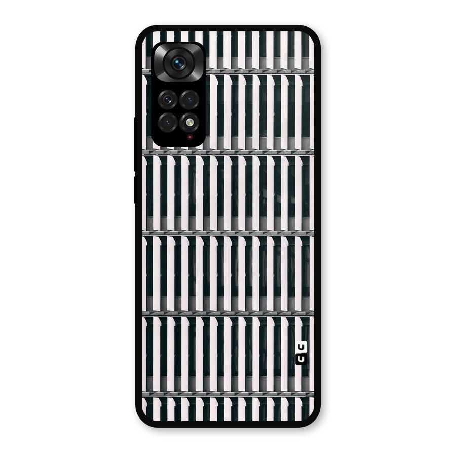 Dark Lines Pattern Metal Back Case for Redmi Note 11s