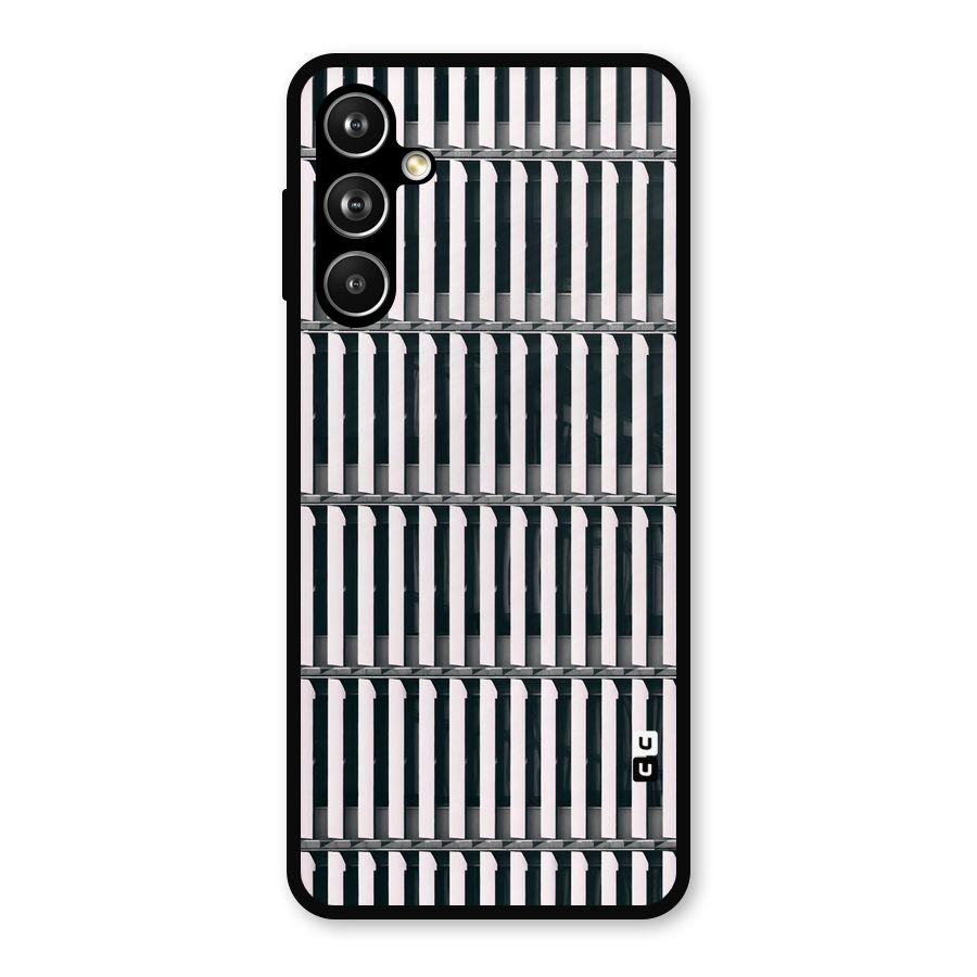 Dark Lines Pattern Metal Back Case for Samsung Galaxy M54