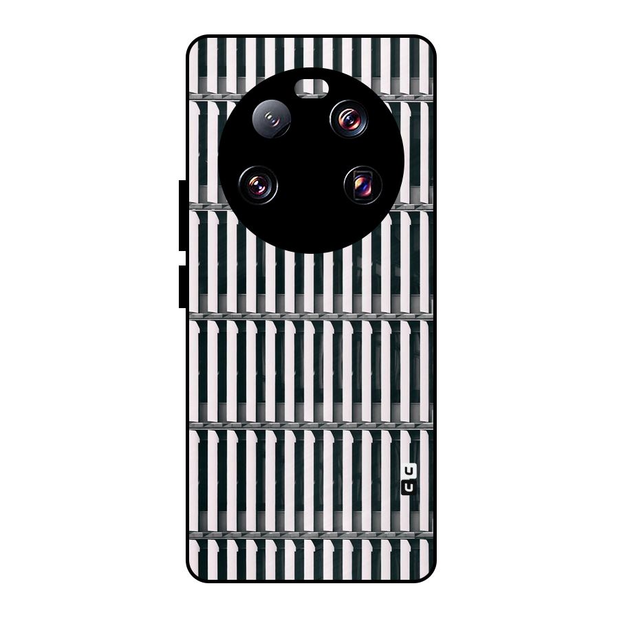 Dark Lines Pattern Metal Back Case for Xiaomi 13 Ultra
