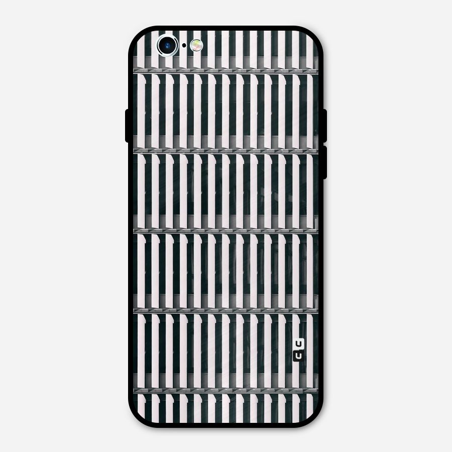 Dark Lines Pattern Metal Back Case for iPhone 6 6s