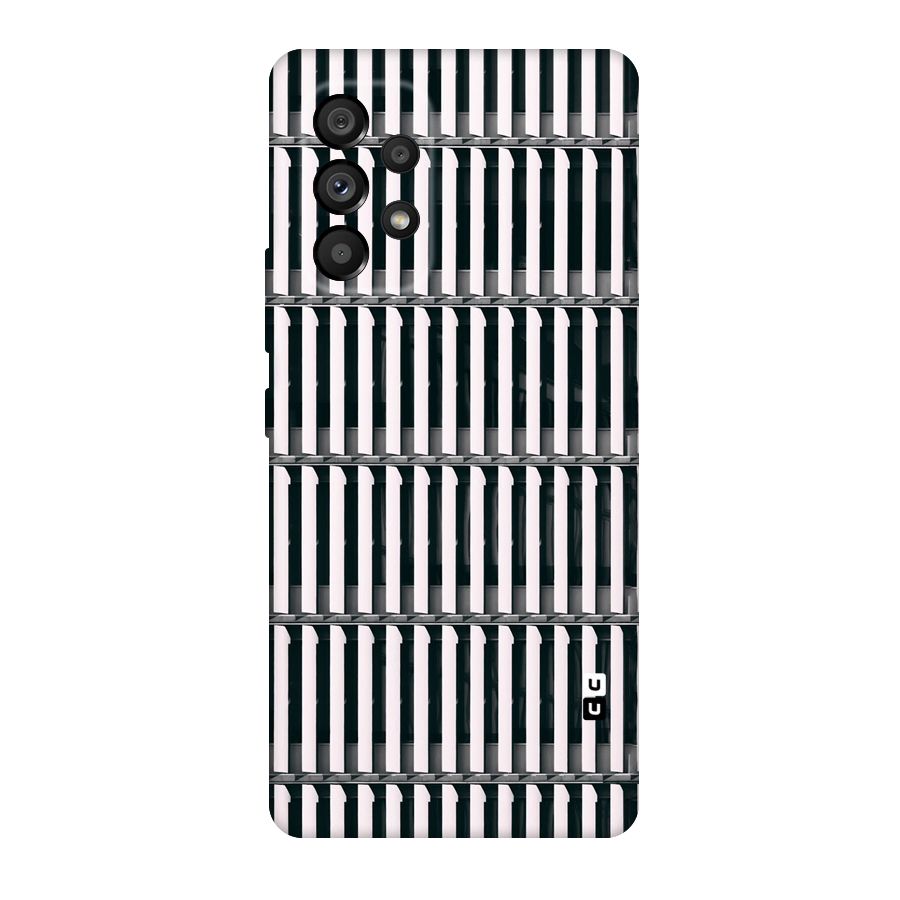 Dark Lines Pattern Original Polycarbonate Back Case for Galaxy A53 5G