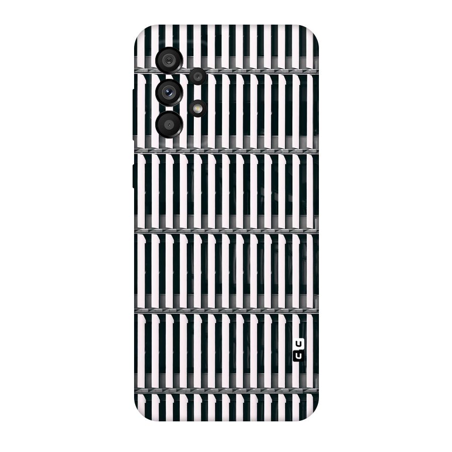 Dark Lines Pattern Original Polycarbonate Back Case for Galaxy A73 5G