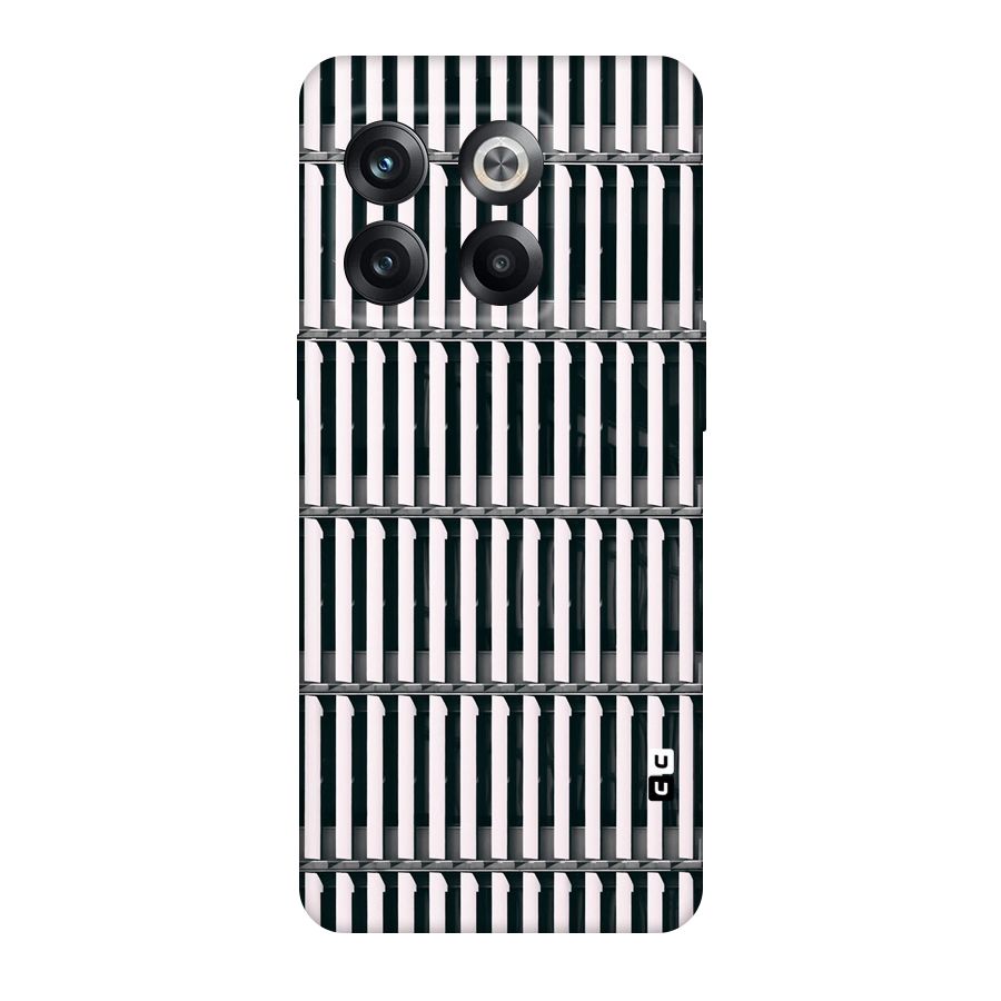 Dark Lines Pattern Original Polycarbonate Back Case for OnePlus 10T