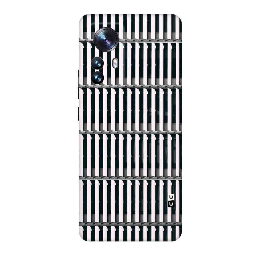 Dark Lines Pattern Original Polycarbonate Back Case for Xiaomi 12 Pro