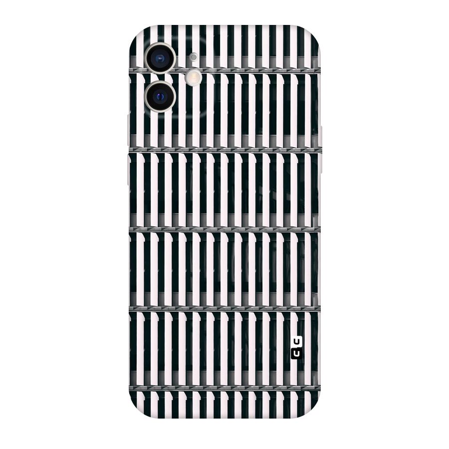 Dark Lines Pattern Original Polycarbonate Back Case for iPhone 12