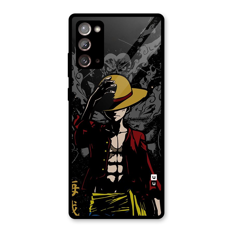 Dark Luffy Art Glass Back Case for Galaxy Note 20