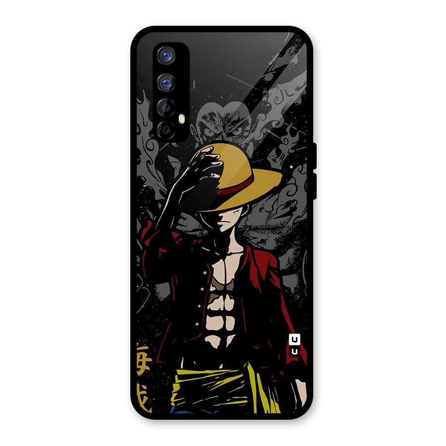 Dark Luffy Art Glass Back Case for Realme 7