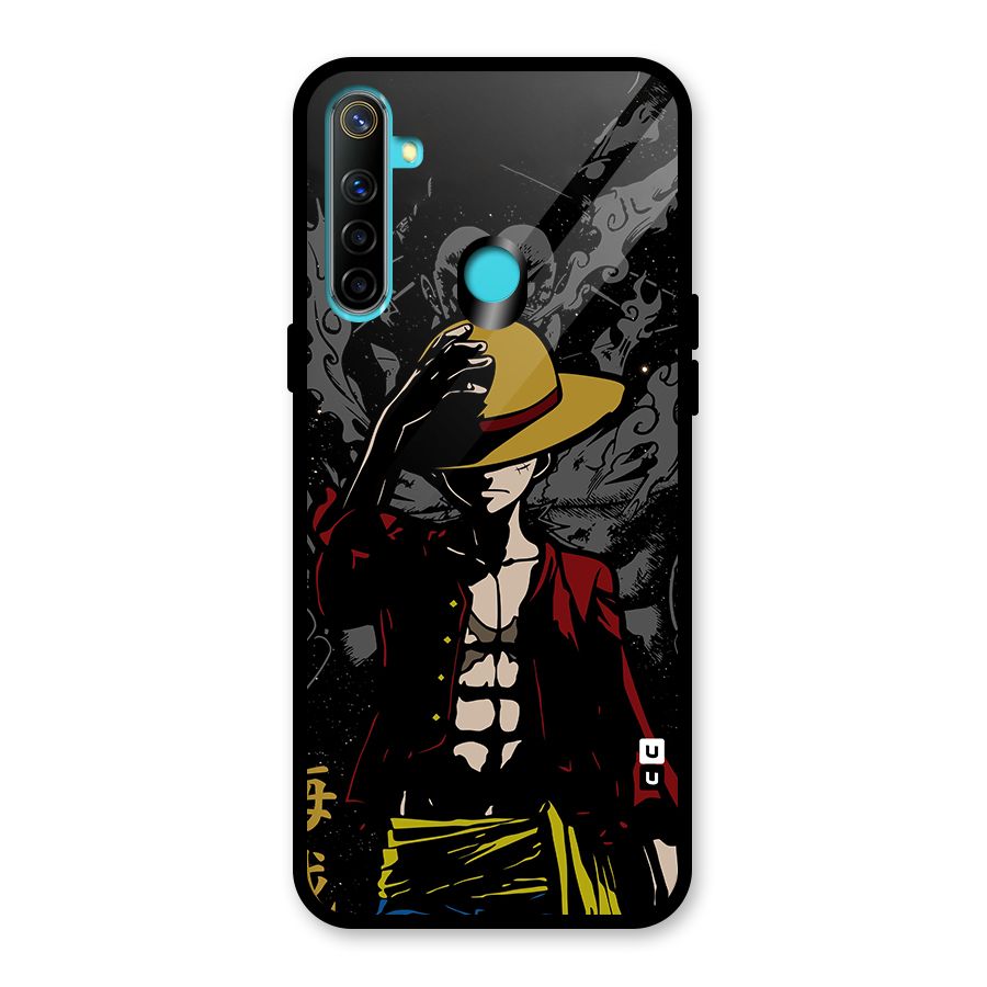 Dark Luffy Art Glass Back Case for Realme Narzo 10