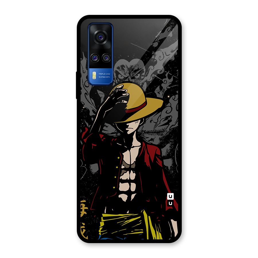 Dark Luffy Art Glass Back Case for Vivo Y31