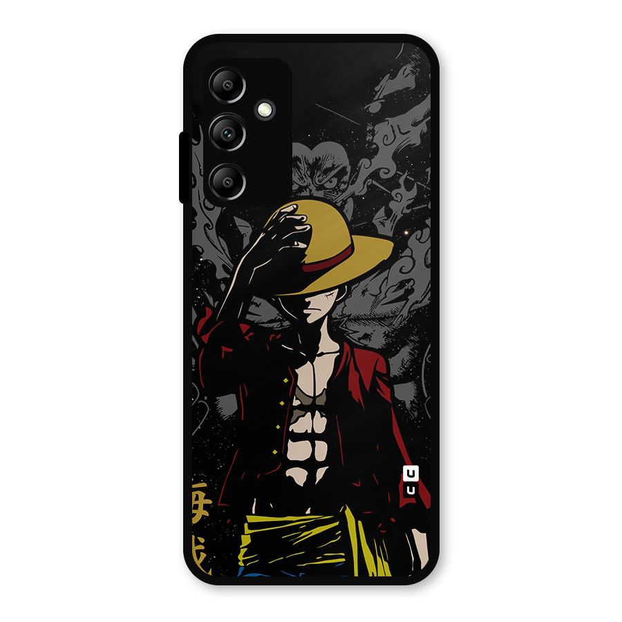 Dark Luffy Art Metal Back Case for Galaxy A14 5G