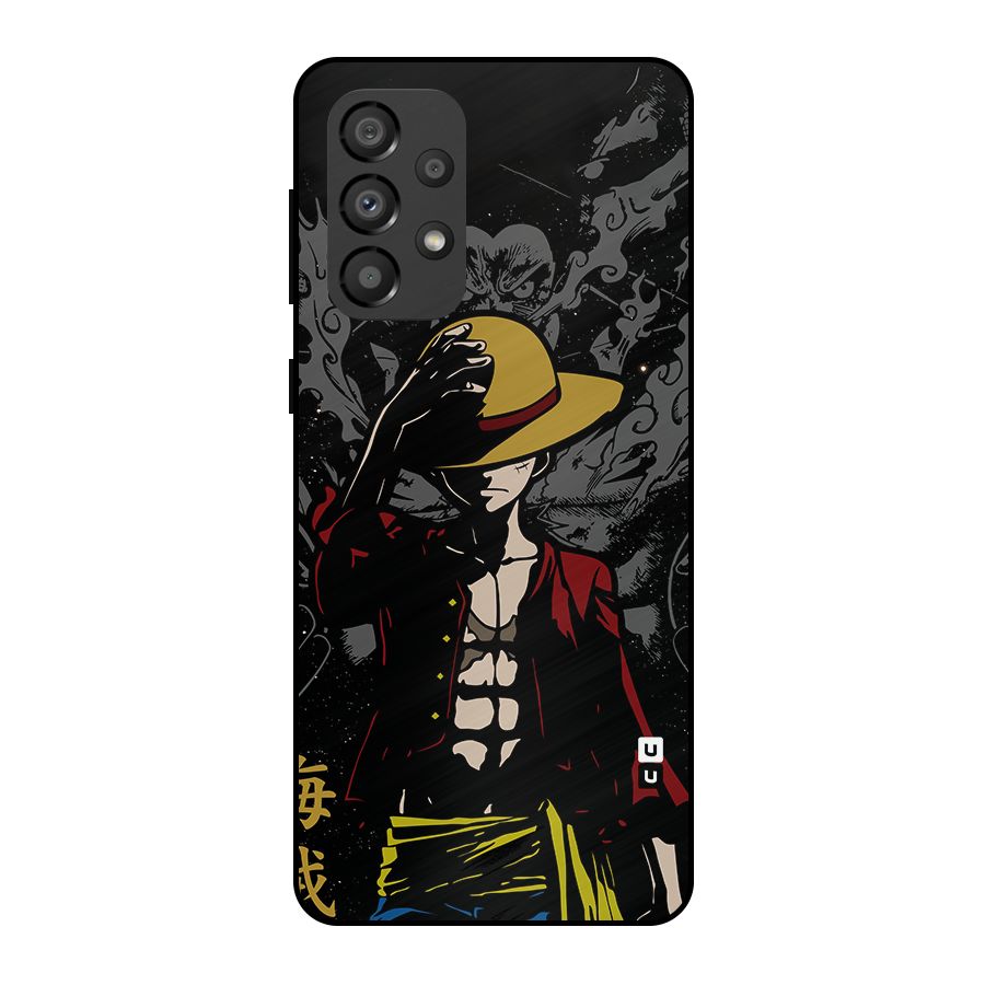 Dark Luffy Art Metal Back Case for Galaxy A33 5G