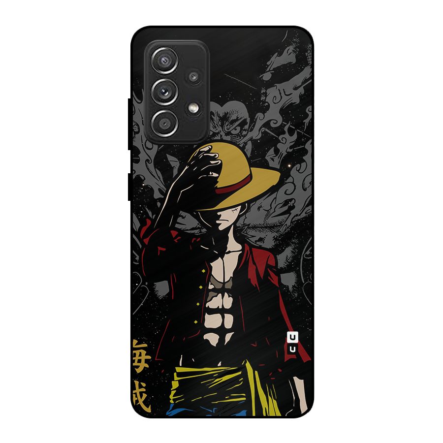 Dark Luffy Art Metal Back Case for Galaxy A52s 5G