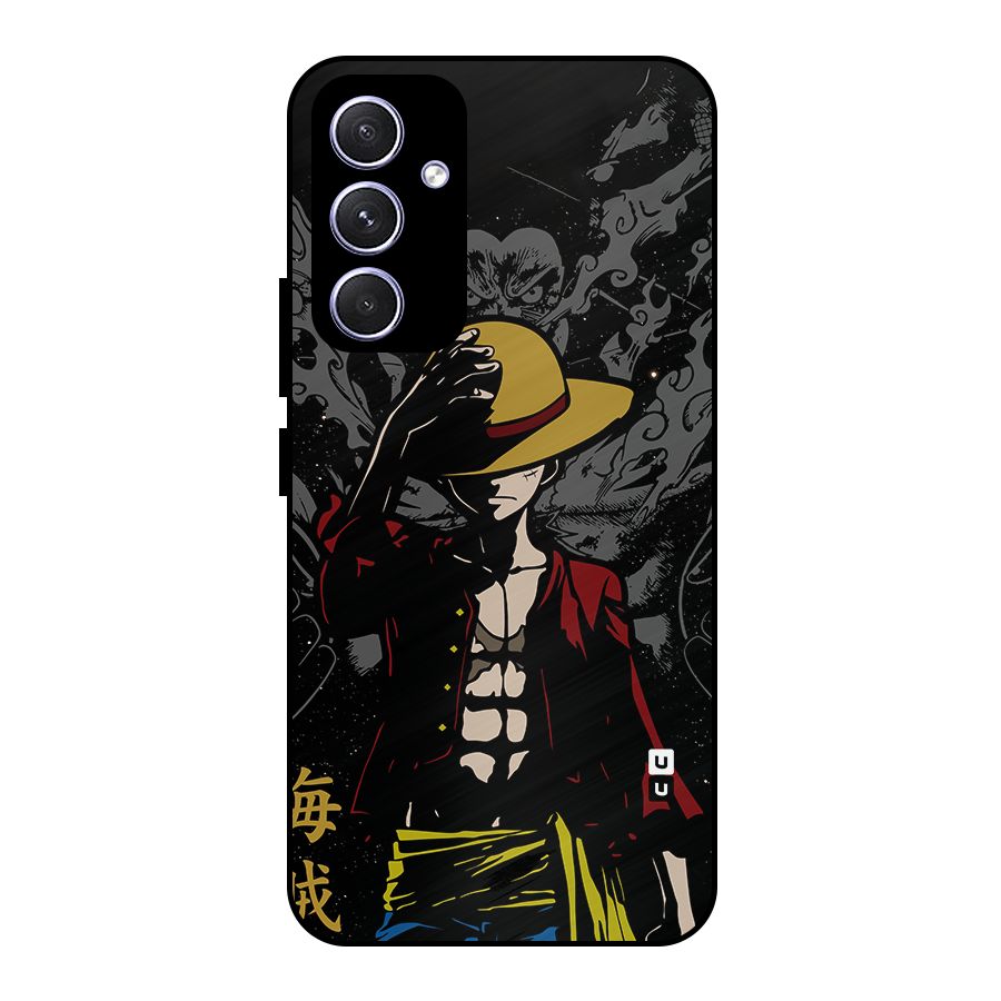 Dark Luffy Art Metal Back Case for Galaxy A54