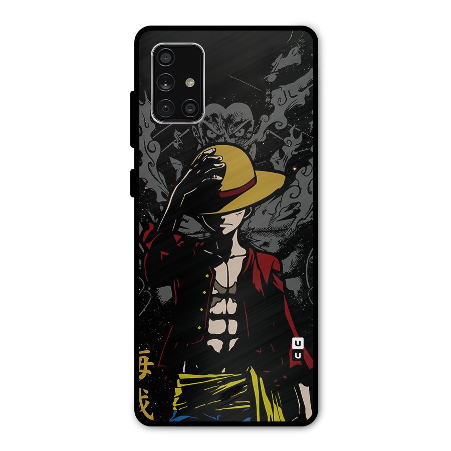 Dark Luffy Art Metal Back Case for Galaxy A71