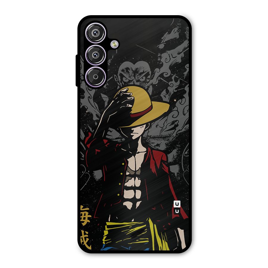 Dark Luffy Art Metal Back Case for Galaxy F15