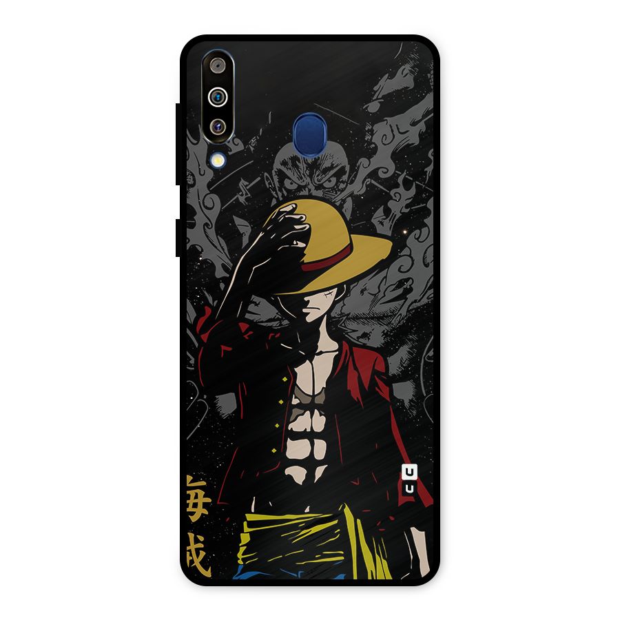 Dark Luffy Art Metal Back Case for Galaxy M30