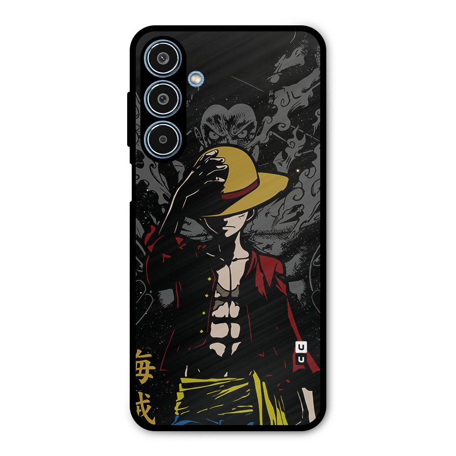 Dark Luffy Art Metal Back Case for Galaxy M35