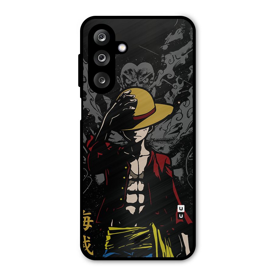 Dark Luffy Art Metal Back Case for Galaxy M36