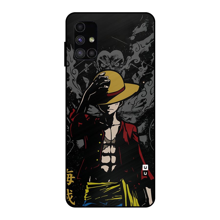 Dark Luffy Art Metal Back Case for Galaxy M51
