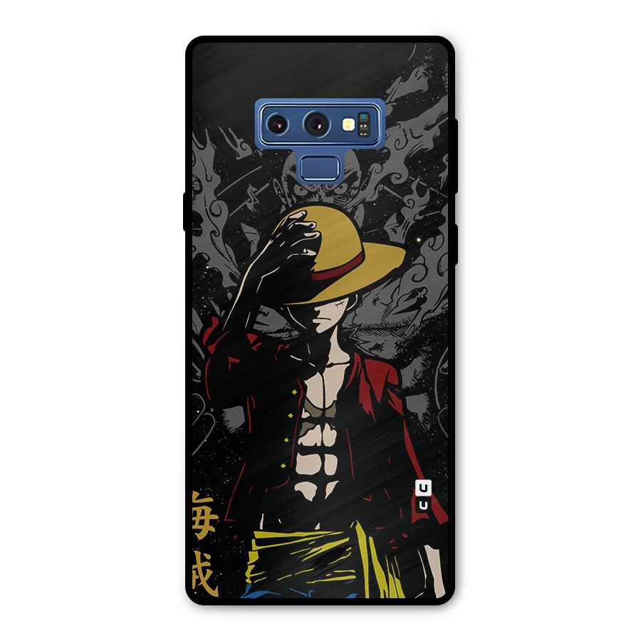 Dark Luffy Art Metal Back Case for Galaxy Note 9