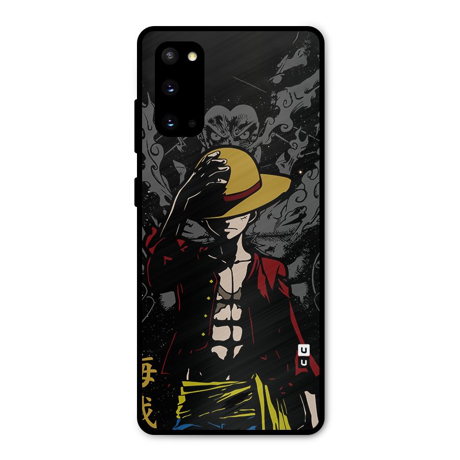 Dark Luffy Art Metal Back Case for Galaxy S20